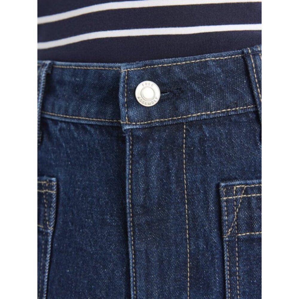 NWT Free Assembly's Women's Wide Leg Jeans with Patch Pockets Size 8 - Picture 4 of 6